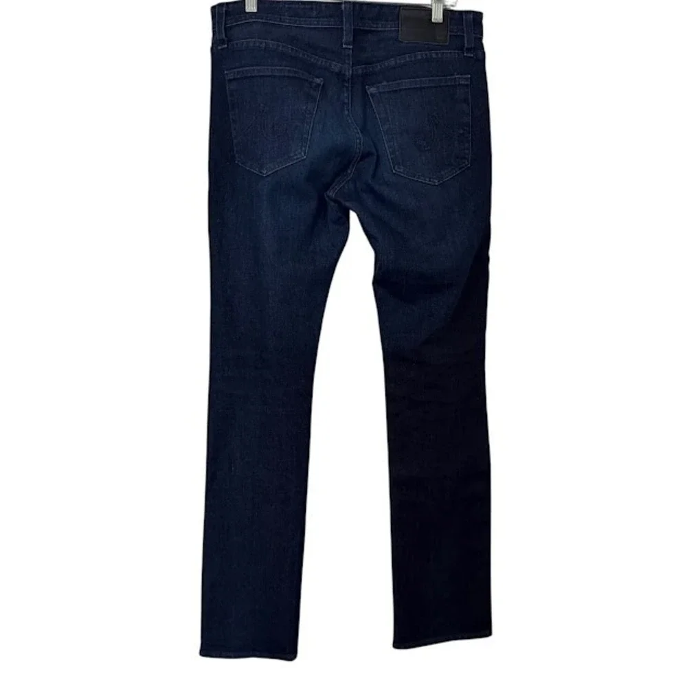 AG Adriano Goldschmied Everett Denim360 Slim Straight Dark Jeans Mens 31 x 34 - Picture 2 of 4